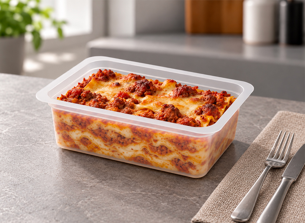 Plastic Legno ready meals