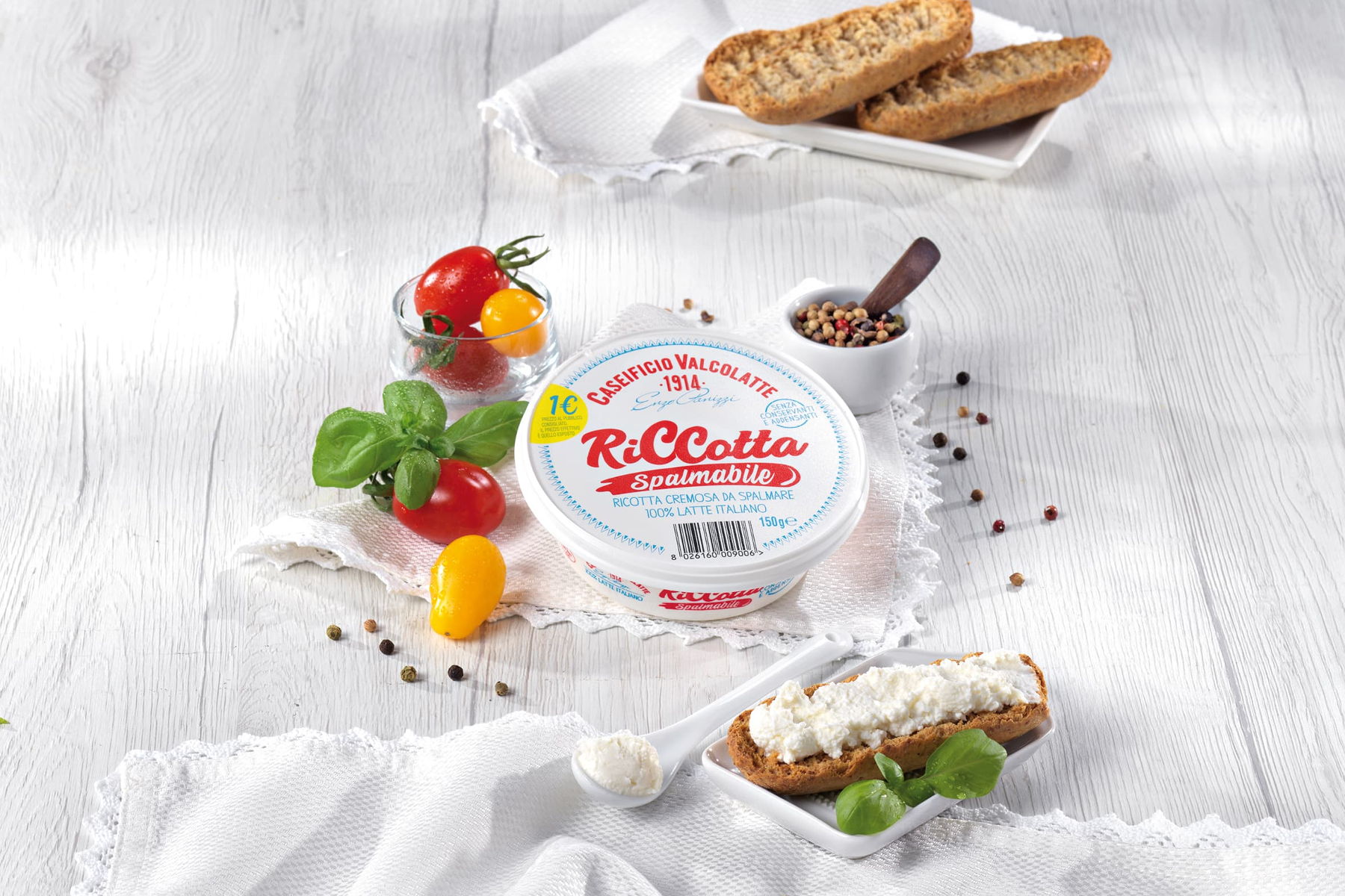 Vaschetta Riccotta Valcolatte prodotta da Plastic Legno